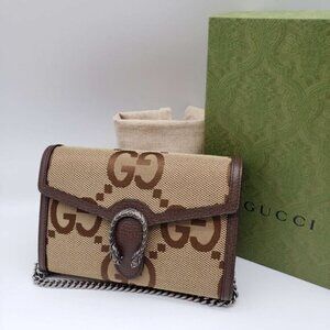 Gucci Dionysus Jumbo GG Wallet on Chain Crossbody Bag 1144-081323